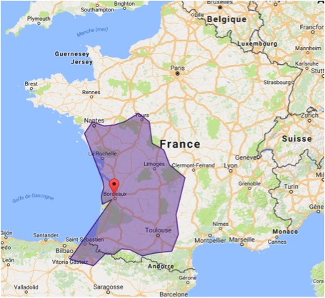 Zone d'intervention Zone d'intervention