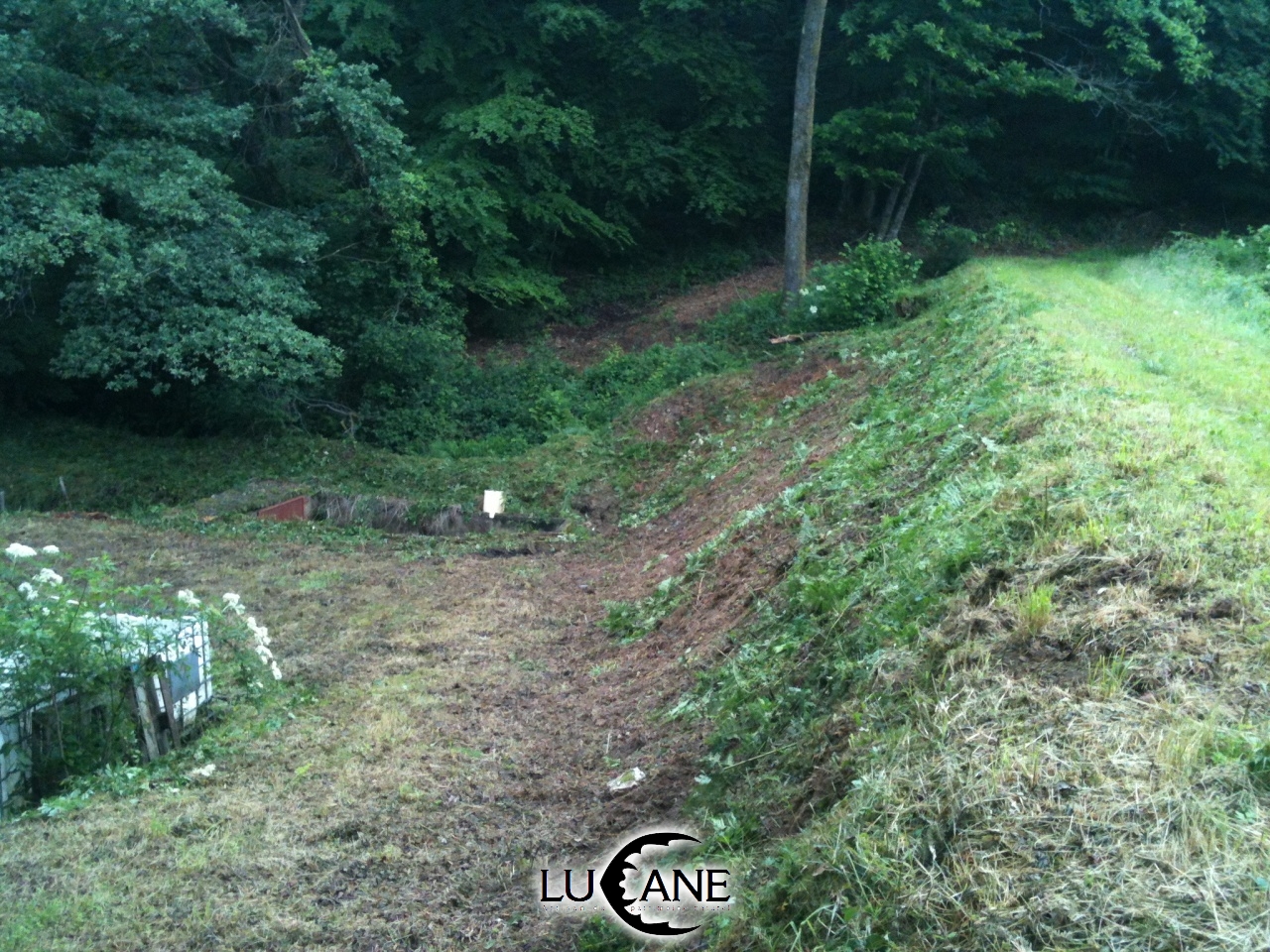 Travaux de pente